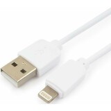 Кабель USB - Lightning, 0.5м, Гарнизон GCC-USB2-AP2-0.5M-W