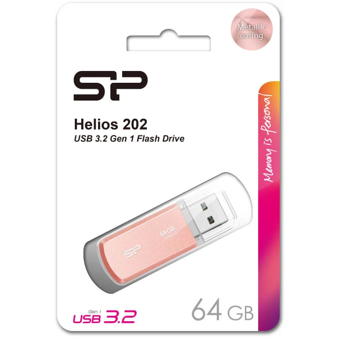 USB Flash накопитель 64Gb Silicon Power Helios 202 Pink (SP064GBUF3202V1P) - фото 2