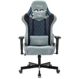 Игровое кресло Бюрократ Viking 7 Knight BL Fabric синий (VIKING 7 KNIGHT BL)
