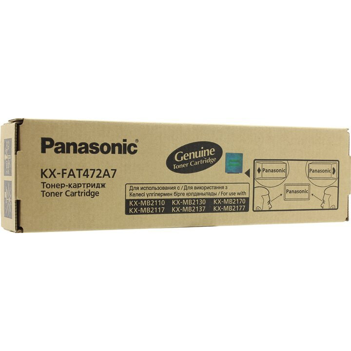 Картридж Panasonic KX-FAT472A7 Black