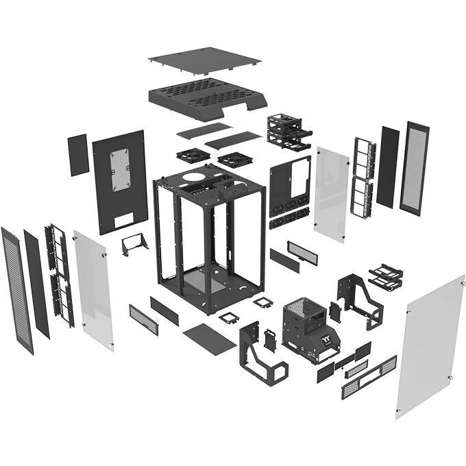 Корпус Thermaltake The Tower 900 Black (CA-1H1-00F1WN-00) - фото 10