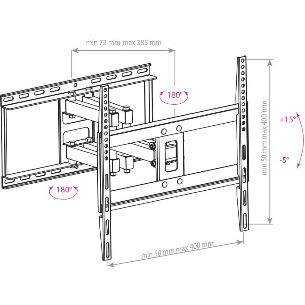 Кронштейн ARM MEDIA COBRA-50 Black - фото 3