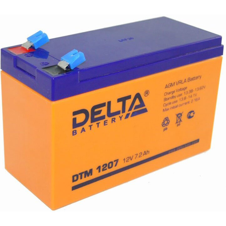 Аккумуляторная батарея Delta DTM1207