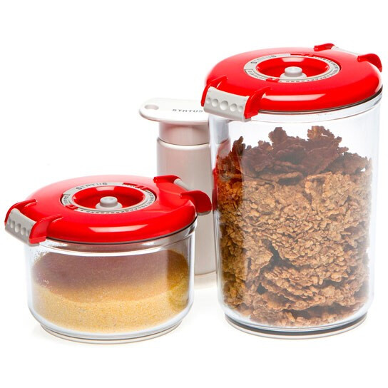 Вакуумные контейнеры Status VAC-RD-Round Red