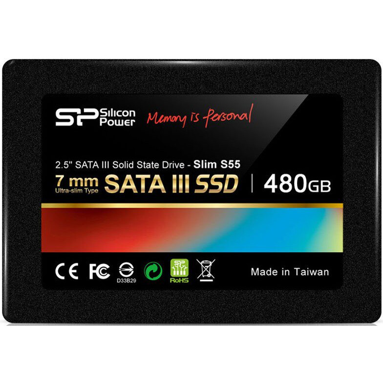 Накопитель SSD 480GB Silicon Power S55 (SP480GBSS3S55S25)