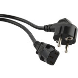 Кабель питания Schuko - IEC-320-C13, 10м, Hyperline PWC-IEC13-SHM-10-BK