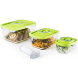 Вакуумные контейнеры Status VAC-Glass-Set Green