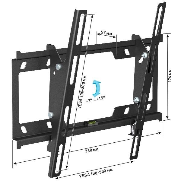 Кронштейн Holder T3626-B Black - фото 2