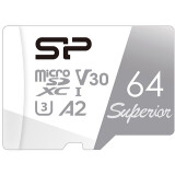 Карта памяти 64Gb MicroSD Silicon Power Superior (SP064GBSTXDA2V20)