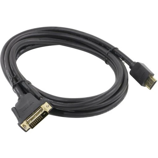 Кабель HDMI - DVI, 2м, Vention ABFBH