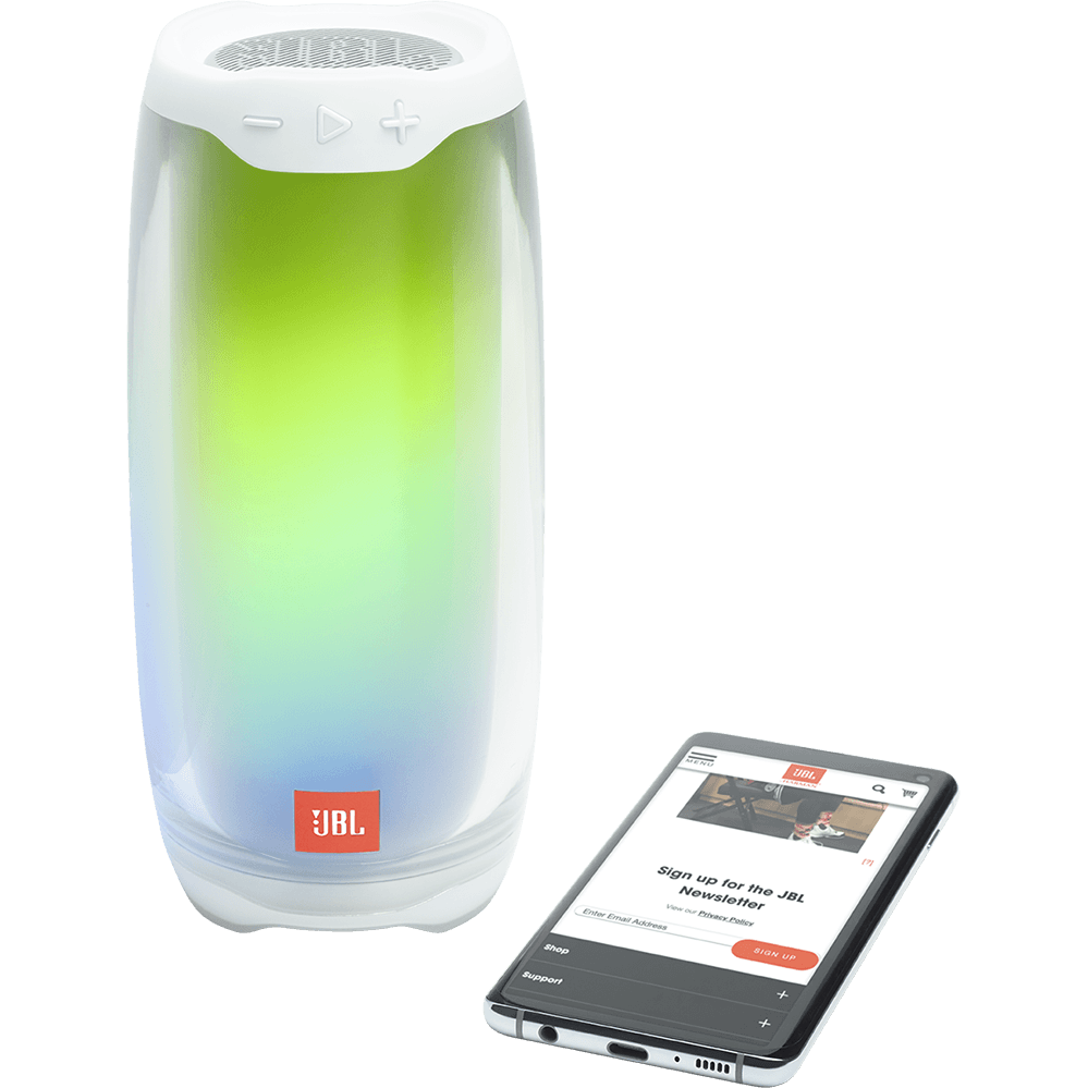 Портативная акустика JBL Pulse 4 White - JBLPULSE4WHT - фото 4