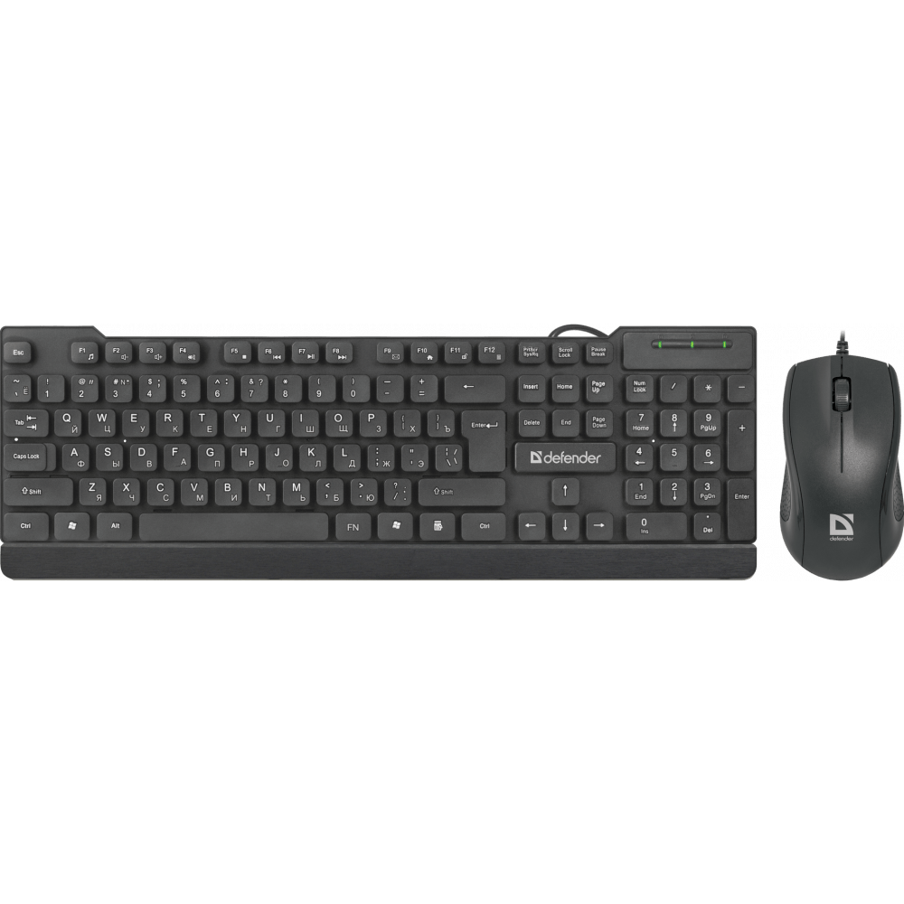 Клавиатура + мышь Defender York C-777 Black