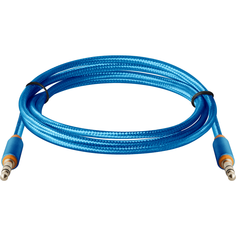 Кабель 3.5 Jack (M) - 3.5 Jack (M), 1.2м, Defender JACK01-03 Blue - 87512