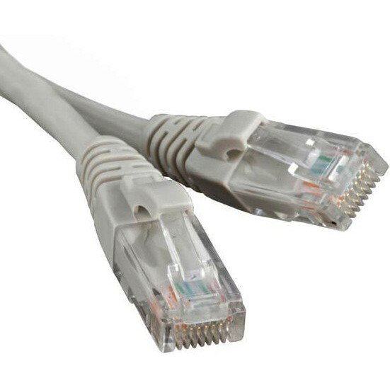 Патч-корд Hyperline PC-LPM-UTP-RJ45-RJ45-C6-10M-LSZH-GY, 10м