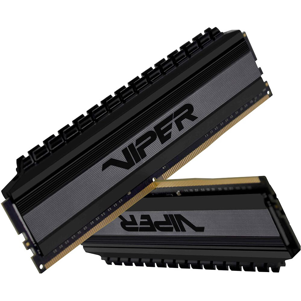 Оперативная память 8Gb DDR4 3000MHz Patriot Viper 4 Blackout (PVB48G300C6K) (2x4Gb KIT) - фото 2