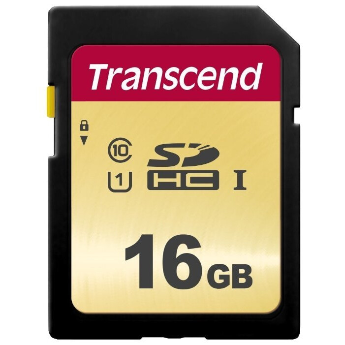 Карта памяти 16GB SD Transcend 500S (TS16GSDC500S)