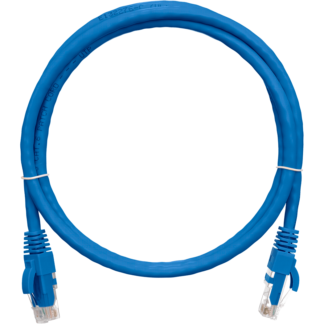 Патч-корд NIKOMAX NMC-PC4UE55B-003-C-BL, 0.3м