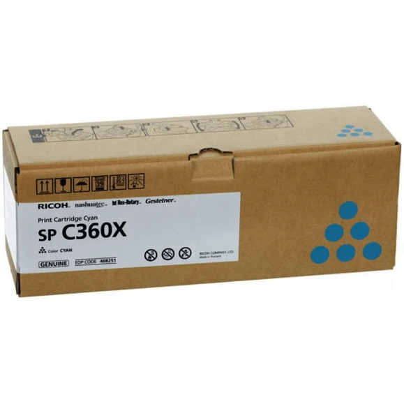 Картридж Ricoh SP C360X Cyan - 408251