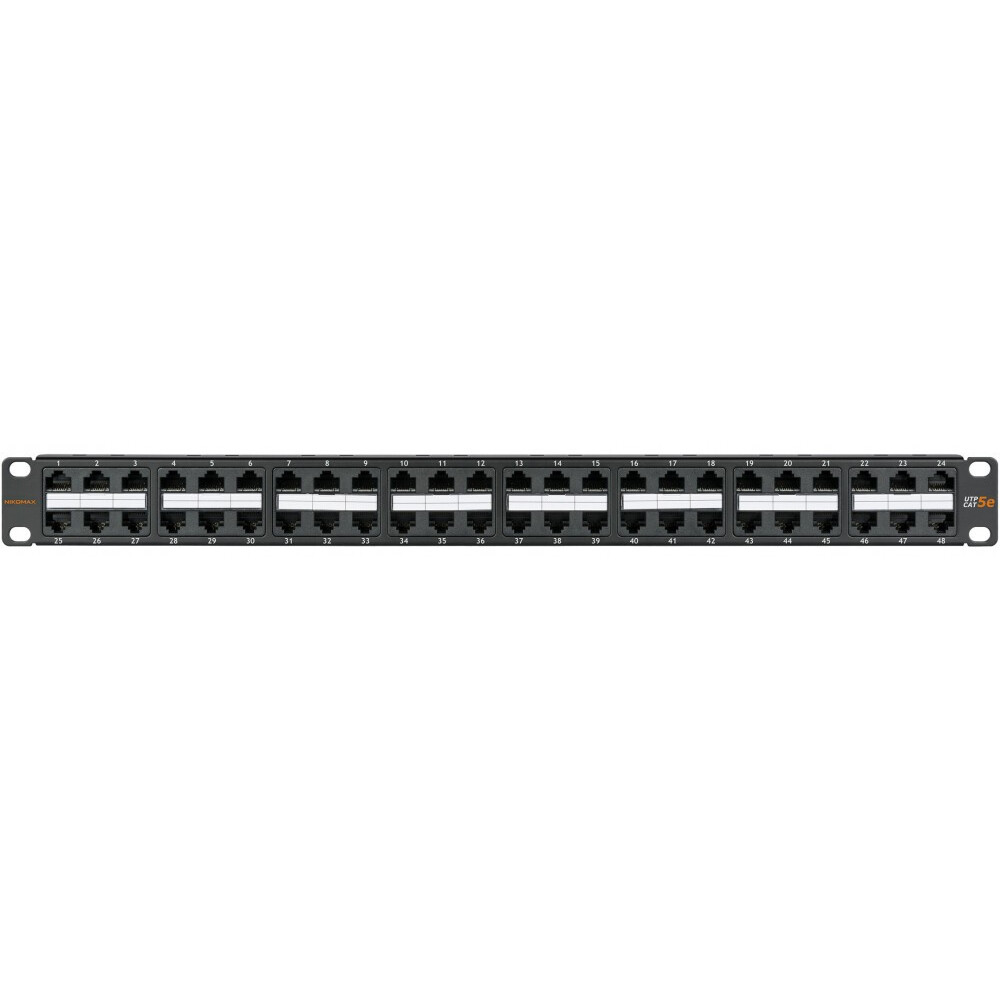 Патч-панель NIKOMAX NMC-RP48UD2-1U-BK