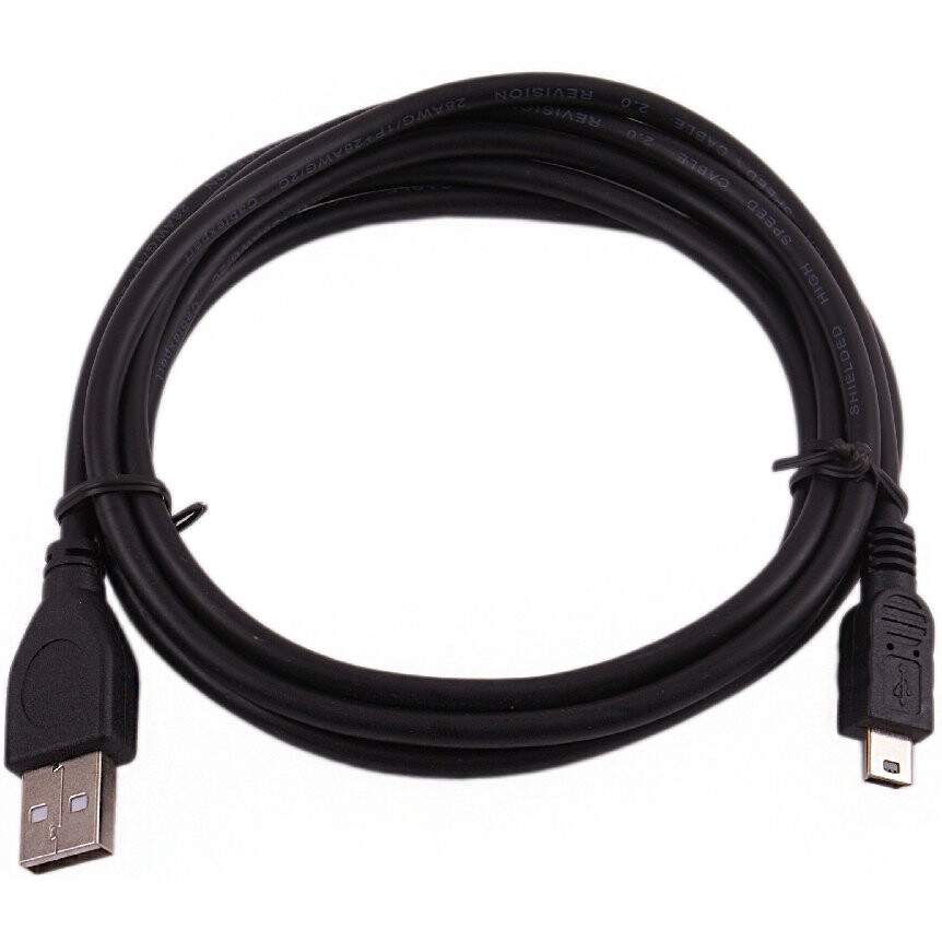 Кабель USB - miniUSB, 1.8м, Gembird CCP-USB2-AM5P-6