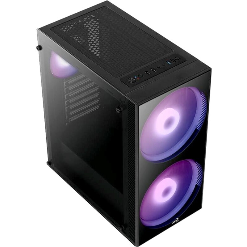 Корпус AeroCool Python-G-BK-v1 Black - EN58689 - фото 2