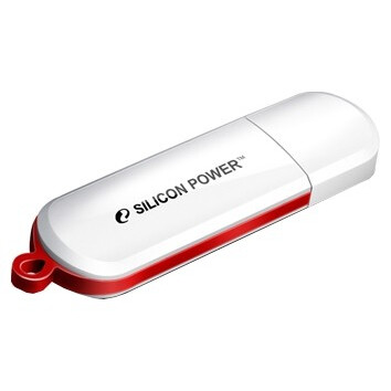 USB Flash накопитель 64Gb Silicon Power LuxMini 320 White (SP064GBUF2320V1W)