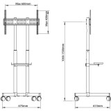 Мобильная стойка ARM MEDIA PT-STAND-7