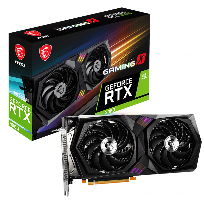 Видеокарта NVIDIA GeForce RTX 3060 MSI 12Gb (RTX 3060 GAMING X 12G) - фото 8