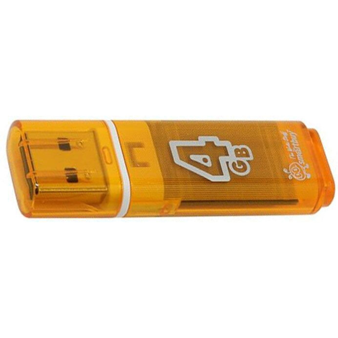 USB Flash накопитель 4GB SmartBuy Glossy Orange (SB4GBGS-Or)