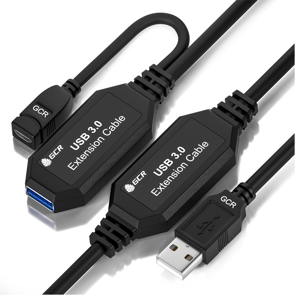 Кабель удлинительный USB A (M) - USB A (F), 10м, Greenconnect GCR-51926