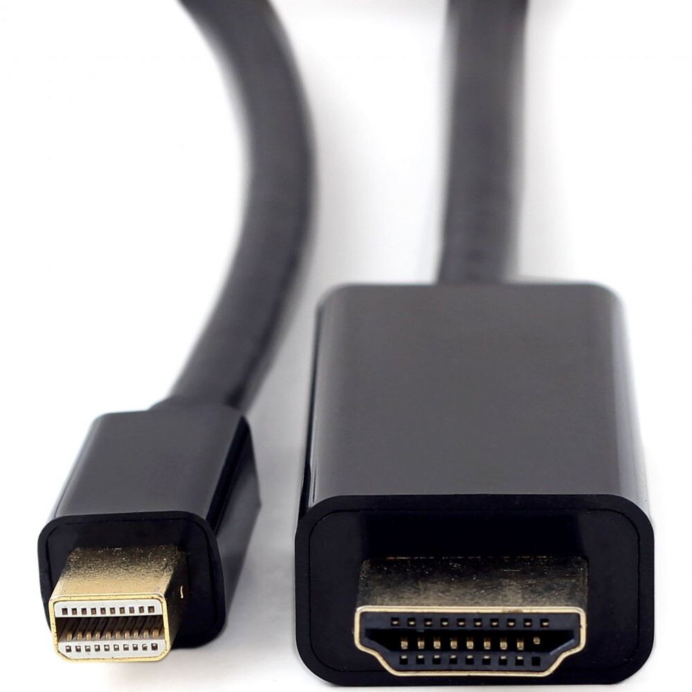 Кабель Mini DisplayPort - HDMI, 1.8м, Cablexpert CC-mDP-HDMI-6 - фото 2
