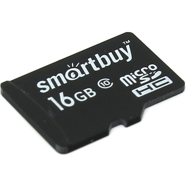 Карта памяти 16GB MicroSD SmartBuy (SB16GBSDCL10-00)