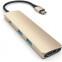Док-станция Satechi Type-C Slim Multi-Port Adapter 4K Gold (ST-CMAG)