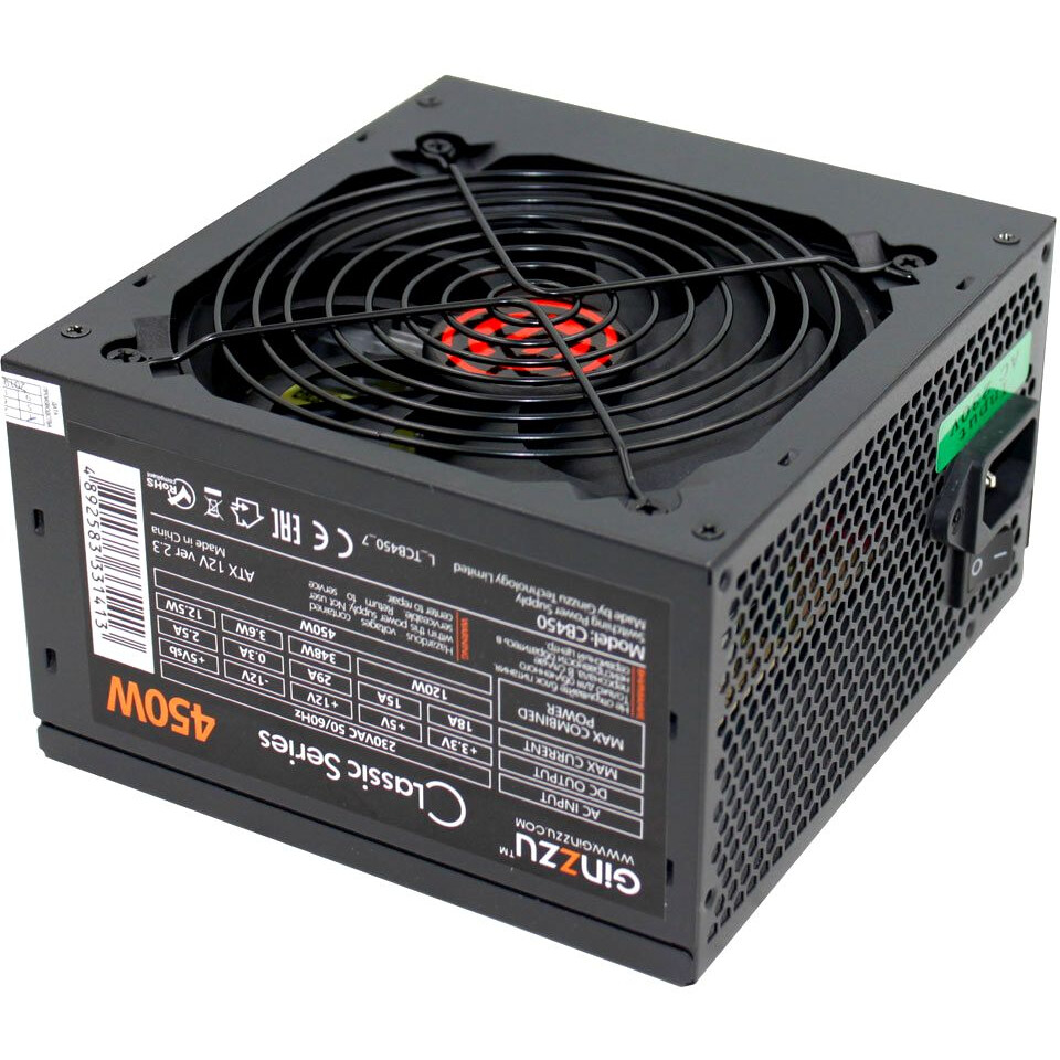 Блок питания 450W Ginzzu CB450 - фото 2