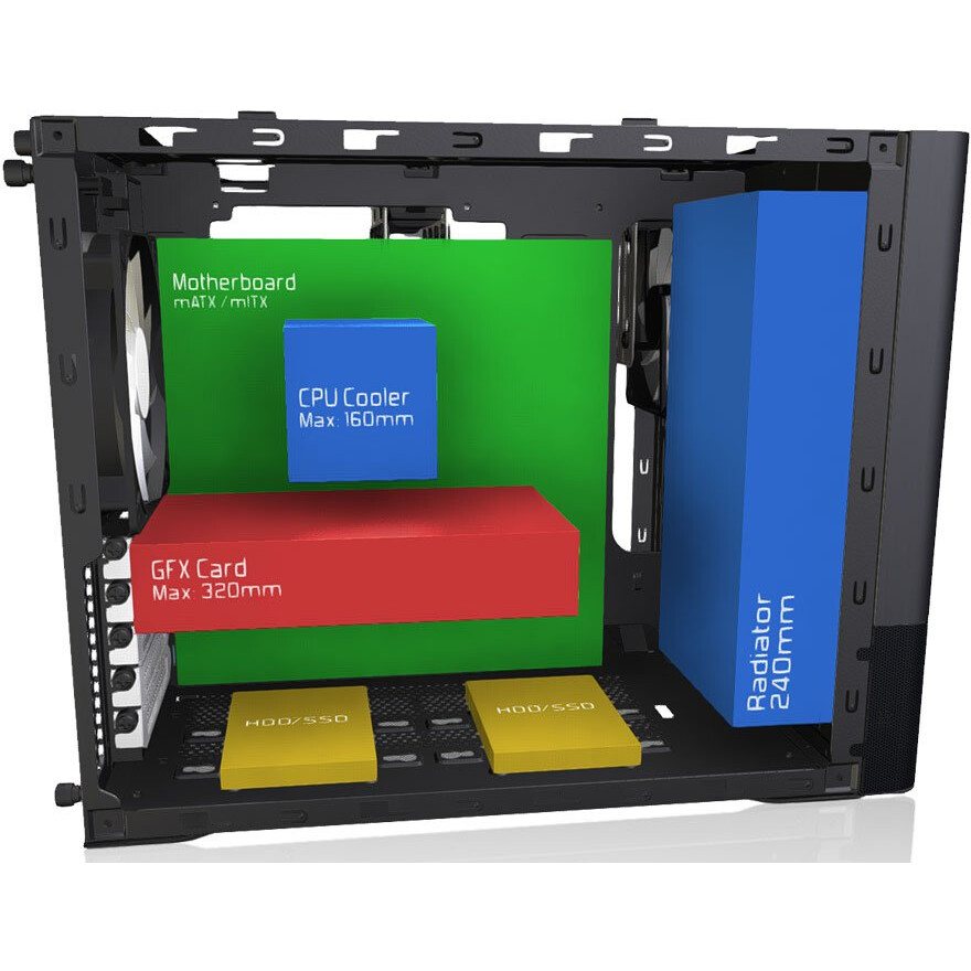 Корпус Fractal Design Node 804 Black Window - FD-CA-NODE-804-BL-W - фото 15