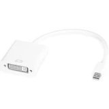 Переходник Mini DisplayPort (M) - DVI (F), 0.2м, Greenconnect GCR-MDP2DVI