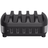 Сетевое зарядное устройство Orico DUK-5P Black (DUK-5P-BK)