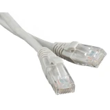 Патч-корд Hyperline PC-LPM-UTP-RJ45-RJ45-C6-20M-LSZH-GY, 20м