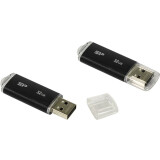 USB Flash накопитель 32Gb Silicon Power Ultima U02 Black (SP032GBUF2U02V1K)