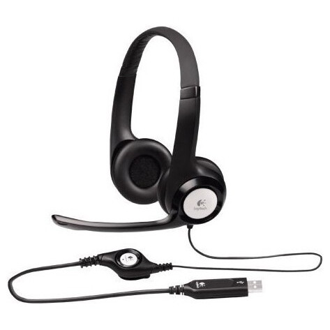 Гарнитура Logitech Stereo Headset H390 (981-000406/0803/0014)