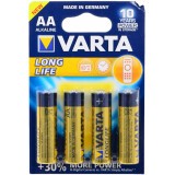 Батарейка Varta Long Life (AA, 4 шт.) (04106101414)