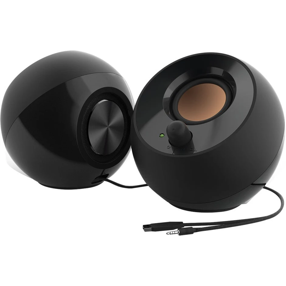 Колонки Creative Pebble Black - 51MF1680AA000
