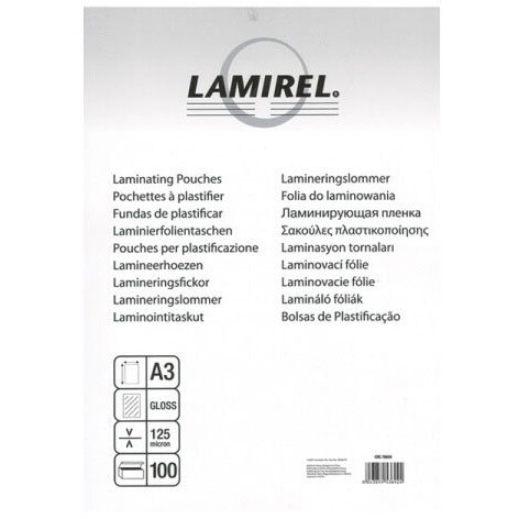 Плёнка для ламинирования Fellowes LA-7865901 Lamirel - LA-7865901/CRC 78659