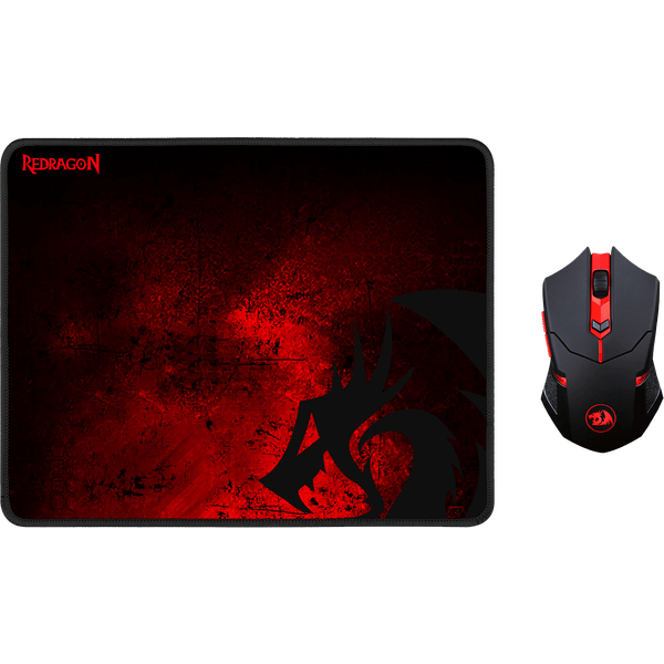 Мышь + коврик Redragon M601WL-BA
