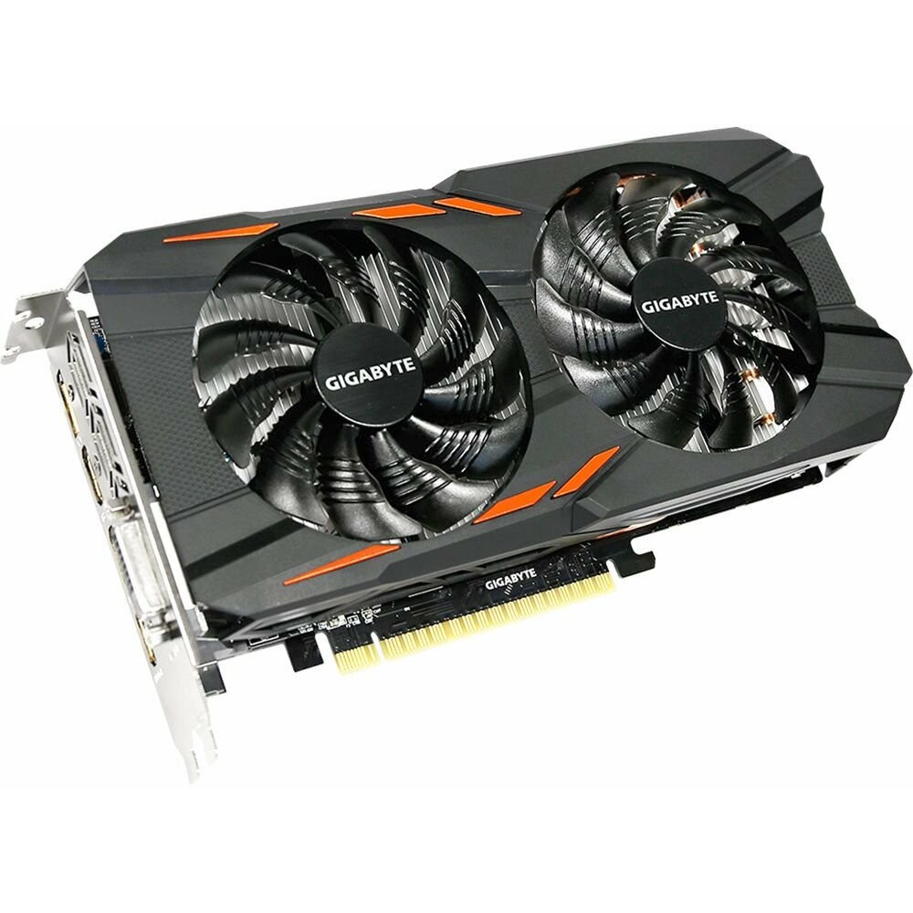 Видеокарта NVIDIA GeForce GTX 1050 Ti Gigabyte WindForce 4Gb (GV-N105TWF2-4GD)