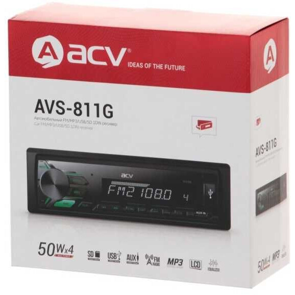 Автомагнитола ACV AVS-811G - фото 6