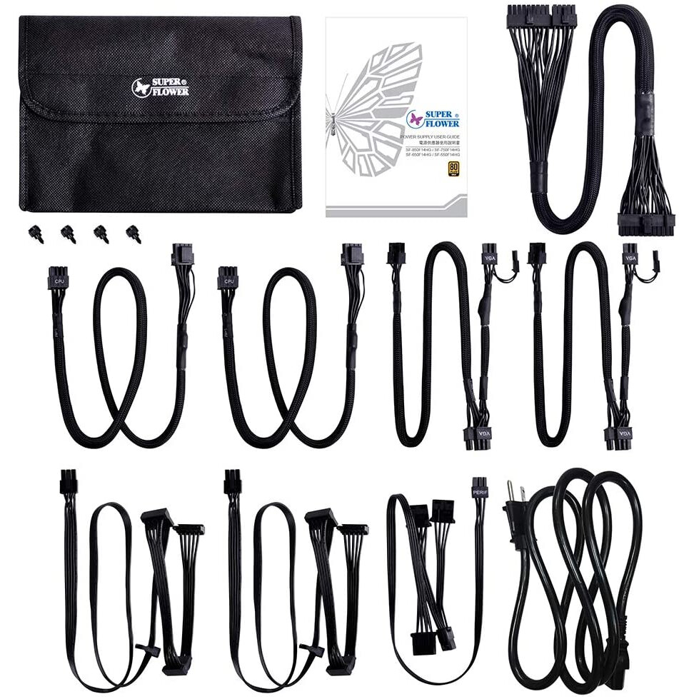 Блок питания 750W Super Flower Leadex Gold III (SF-750F14HG) - фото 7