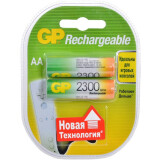 Аккумулятор GP (AA, NiMH, 2300mAh, 2 шт) (230AAHC-2CR2)