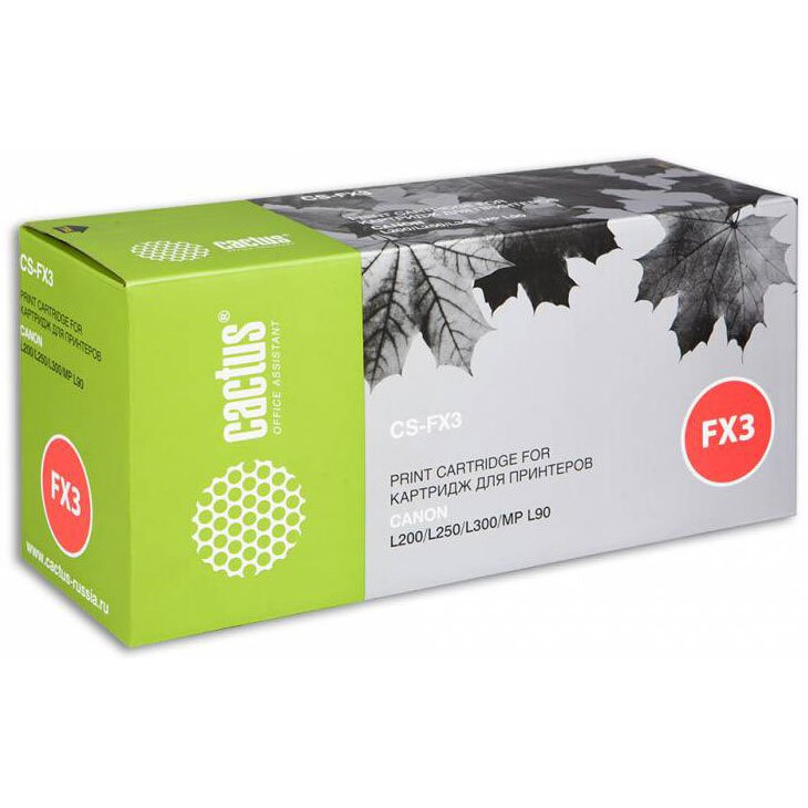 Картридж Cactus CS-FX3 Black