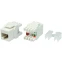 Вставка RJ-45 Hyperline KJ8-8P8C-C5e-180-WH